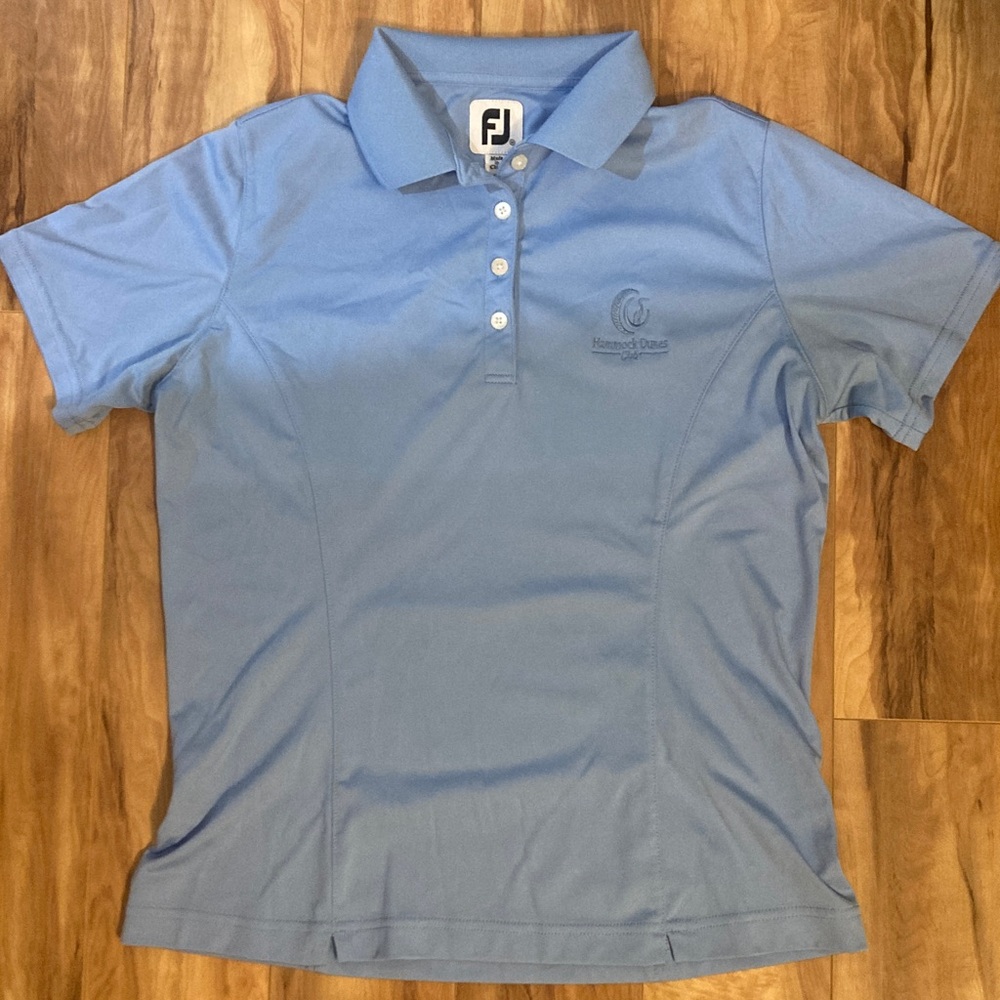 FootJoy Women's Light Blue Three Button Shirt
